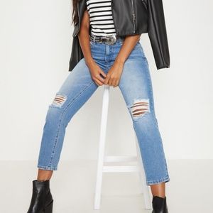 MID WASH BOYFRIEND STYLE JEAN